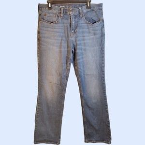 Old Navy Women's 34X32 Bootcut Skinny Leg Blue Stretch Waist Denim Jeans EUC